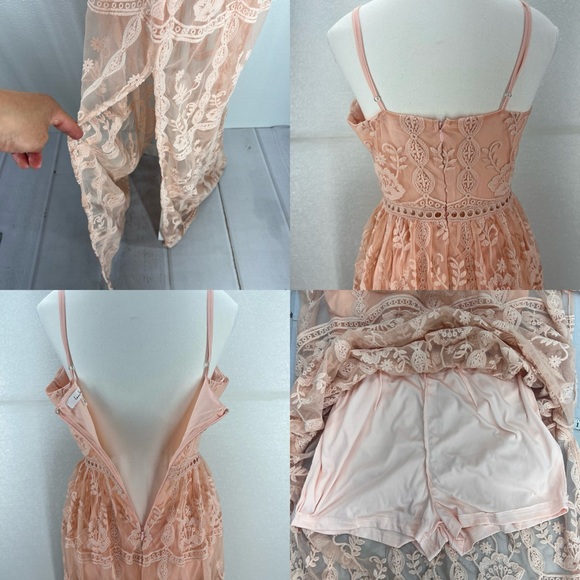 NWOT LACED CROCHET DRESS SIZE M - Picture 13 of 16